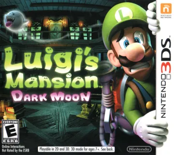 Luigis Mansion Dark Moon (Usa) box cover front